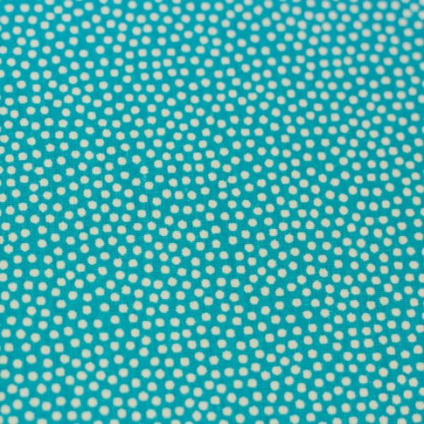 Baumwolle Dotty Helltürkis/Weiß by Swafing